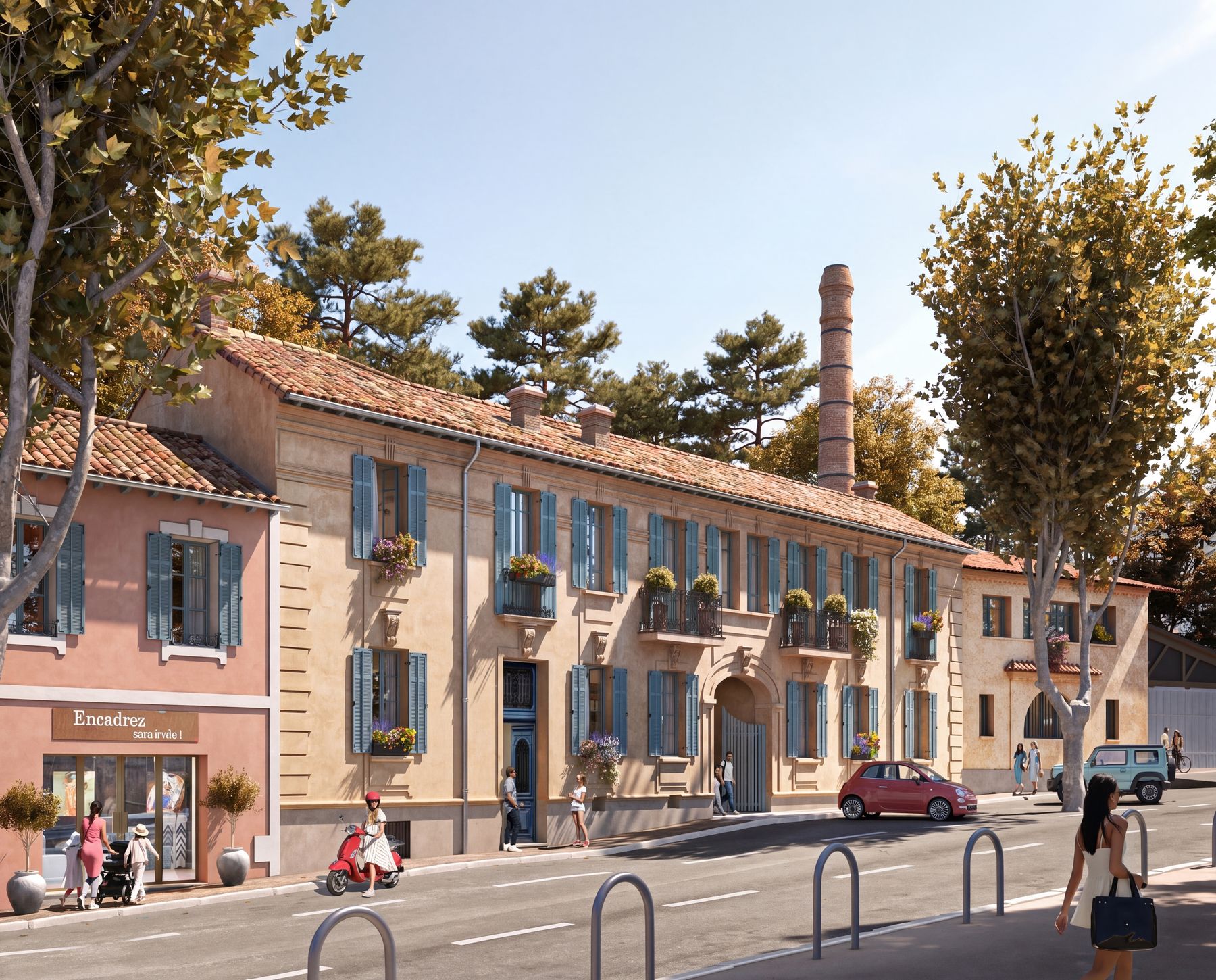 Transformation of the Monteux perfume factory